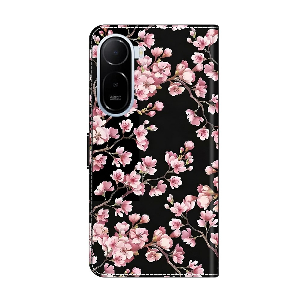 Compart könyv tok a Xiaomi Redmi A7 Pro-hoz - rózsaszín virágok