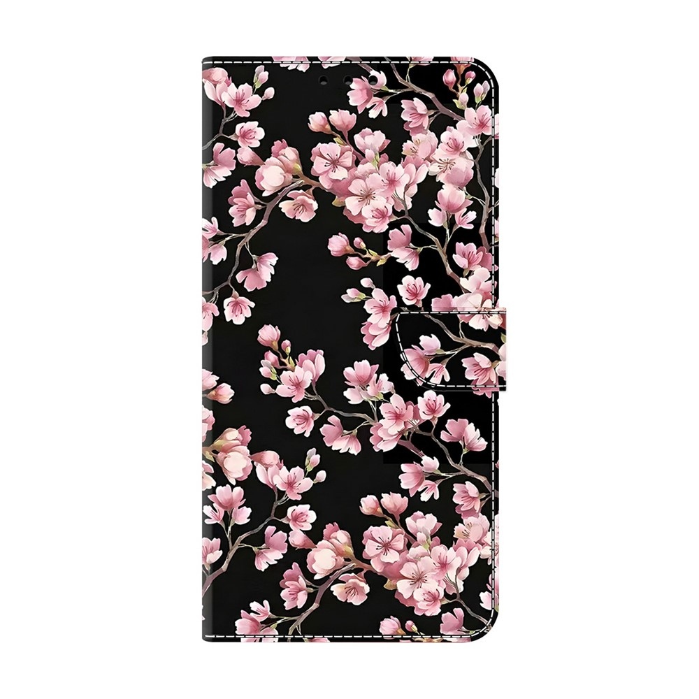 Compart könyv tok a Xiaomi Redmi A7 Pro-hoz - rózsaszín virágok
