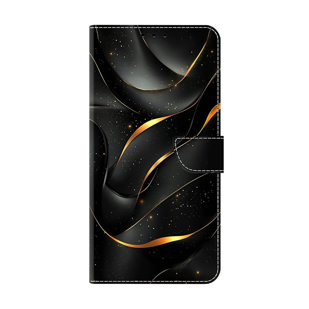 Compart könyv tok a Xiaomi Redmi A7 Pro-hoz - arany repedések