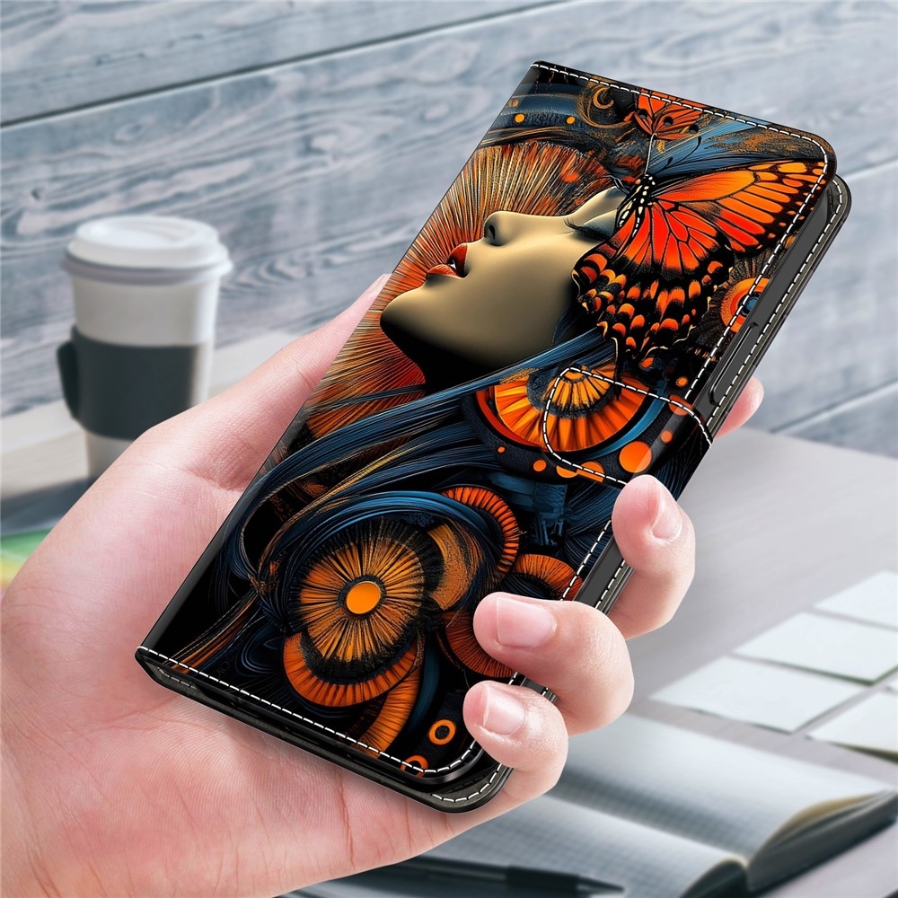 Compart könyv tok Xiaomi Redmi Note 15 Pro 5G - lány pillangókkal