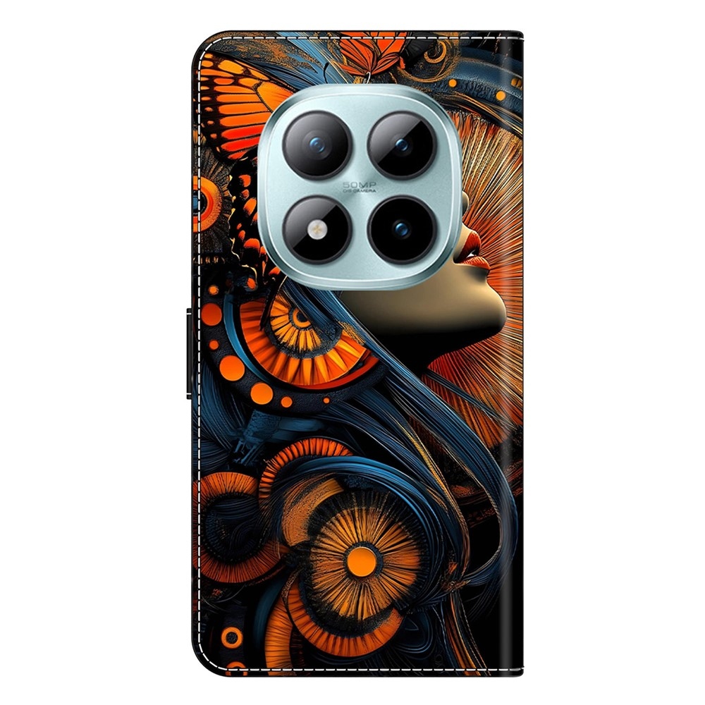 Compart könyv tok Xiaomi Redmi Note 15 Pro 5G - lány pillangókkal