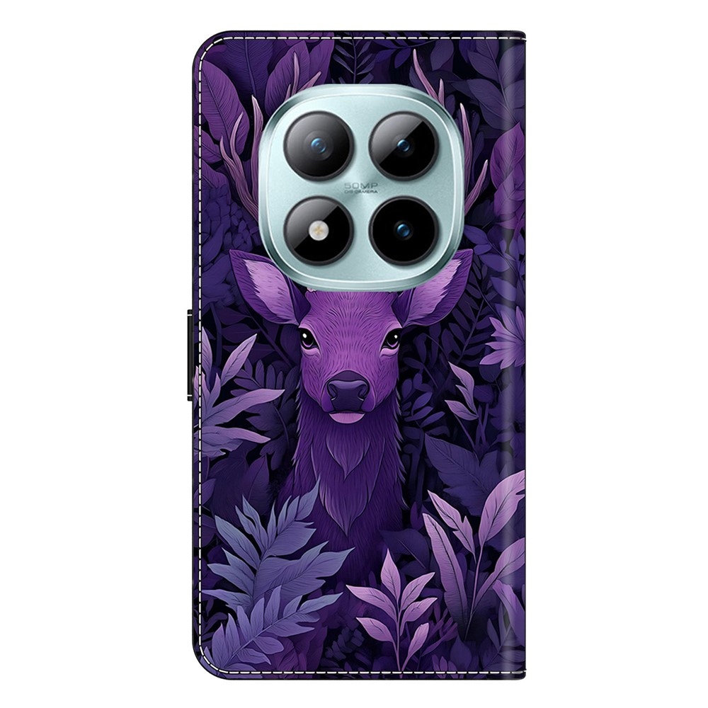 Compart könyv tok Xiaomi Redmi Note 15 Pro 5G - lila szarvas