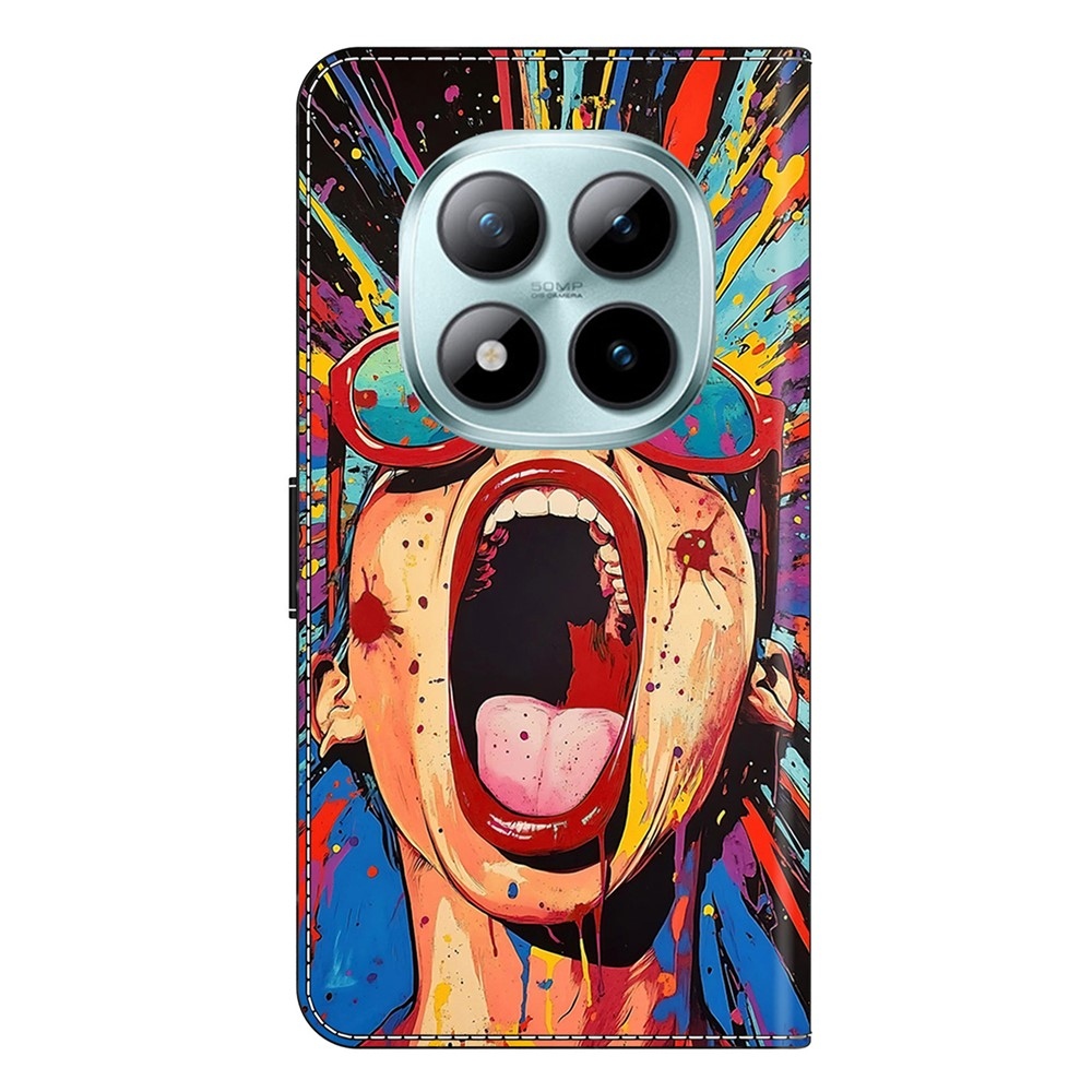 Compart könyv tok Xiaomi Redmi Note 15 Pro 5G - sikoltozó lányhoz