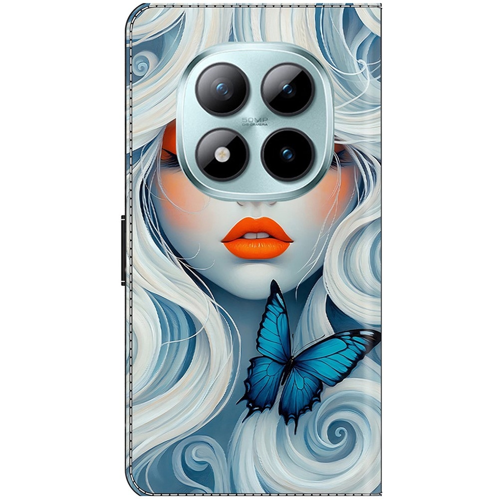 Compart könyv tok Xiaomi Redmi Note 15 Pro 5G - hó nőhöz