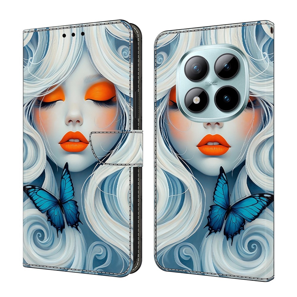 Compart könyv tok Xiaomi Redmi Note 15 Pro 5G - hó nőhöz