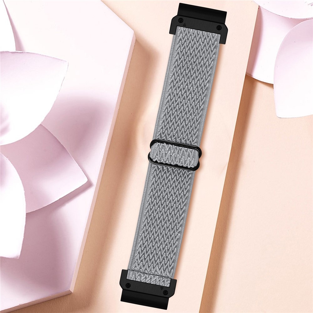 Connect nylon rugalmas szíj a Garmin Fenix 8 Pro 51 mm-es és Fenix 8 51 mm-es modellekhez – szürke