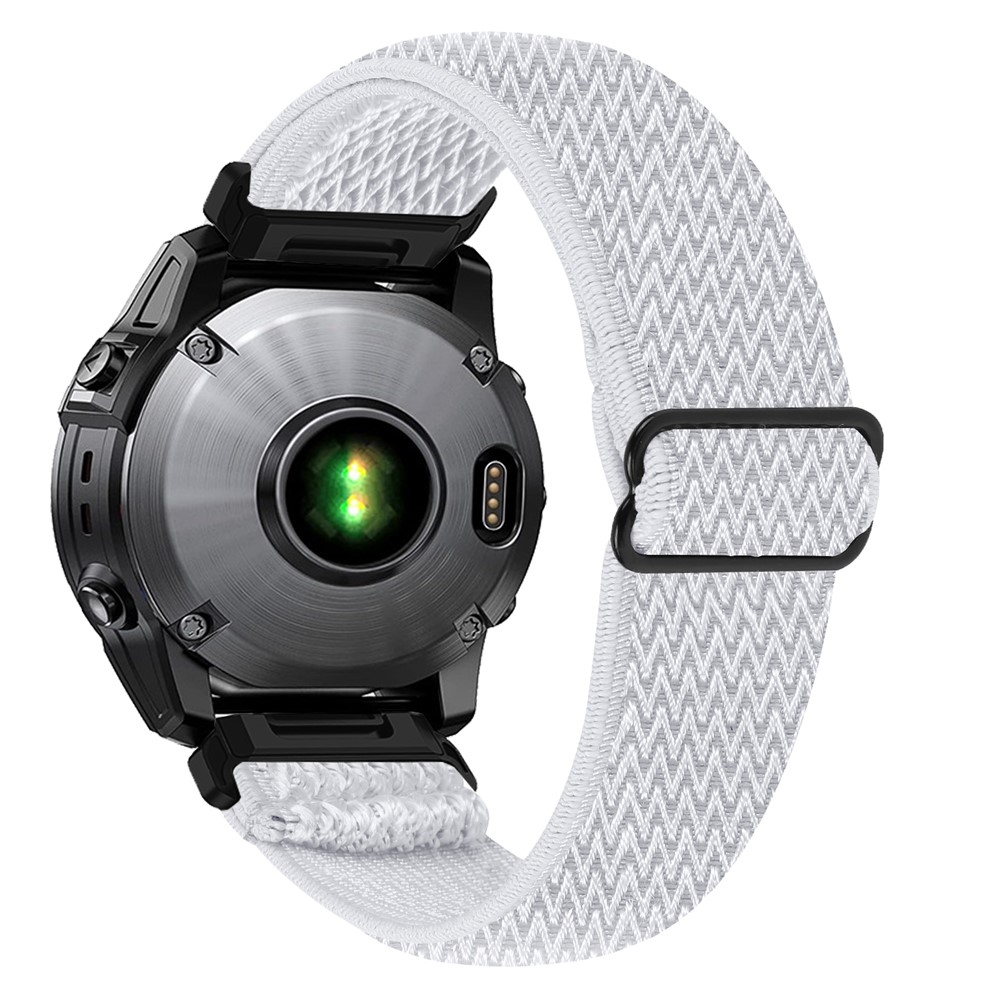 Connect nylon rugalmas karkötő a Garmin Forerunner 970-hez – fehér