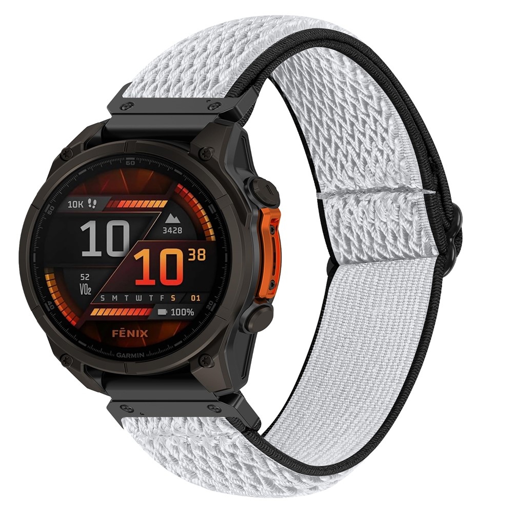 Connect nylon rugalmas szíj a Garmin Forerunner 970-hez – fekete/fehér
