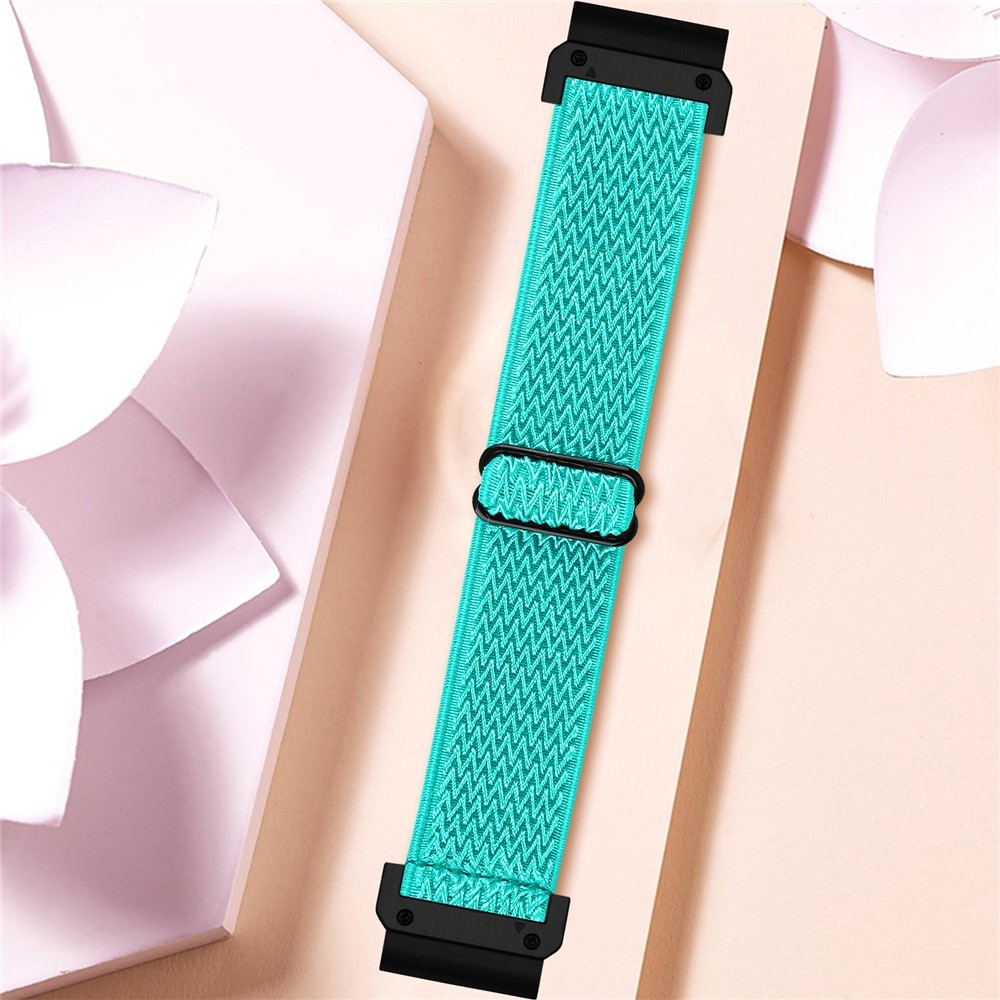 Connect nylon rugalmas karkötő a Garmin Forerunner 970-hez – kék-zöld