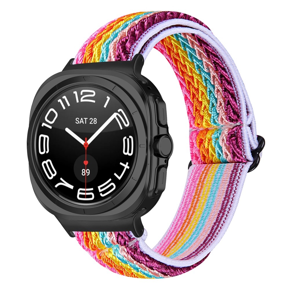 Connect nylon rugalmas szíj a Samsung Galaxy Watch8 Classic 46 mm-es/Watch8 44 mm-es/40 mm-es modellekhez – színes