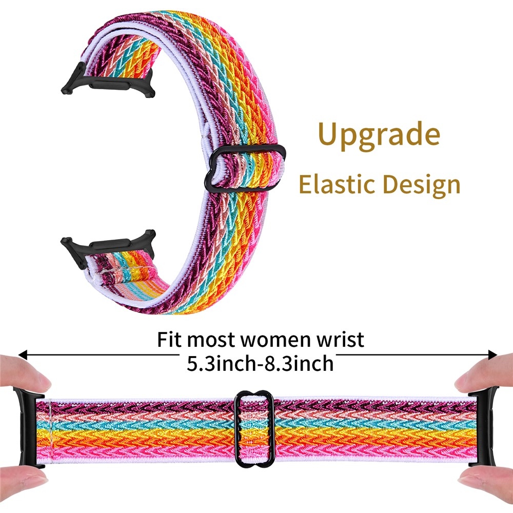 Connect nylon rugalmas szíj a Samsung Galaxy Watch8 Classic 46 mm-es/Watch8 44 mm-es/40 mm-es modellekhez – színes