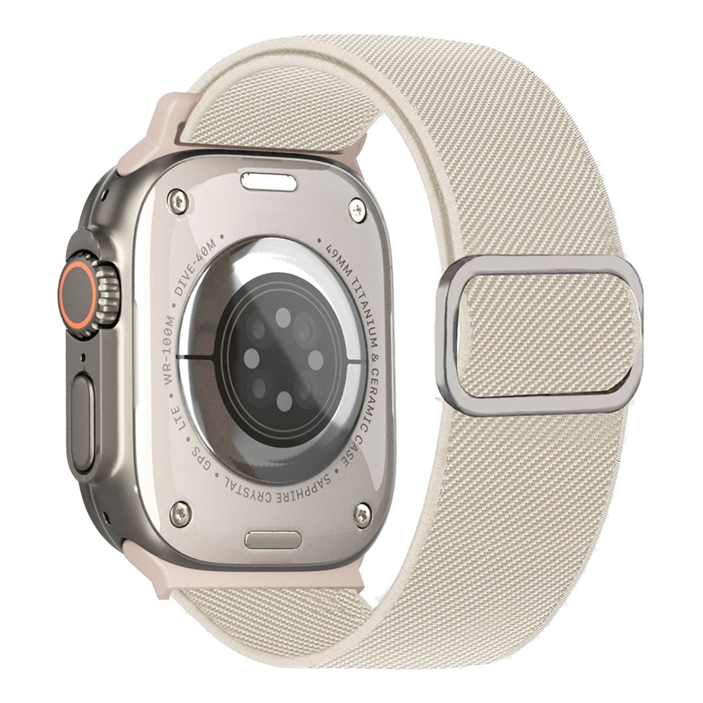 Connect nylon szíj az Apple Watch Ultra 4/3/2/1 49 mm-es és 12/11/10 46 mm-es modellekhez – bézs