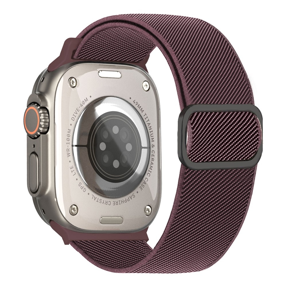 Connect nylon szíj az Apple Watch Ultra 4/3/2/1 49 mm-es és 12/11/10 46 mm-es modellekhez – lila