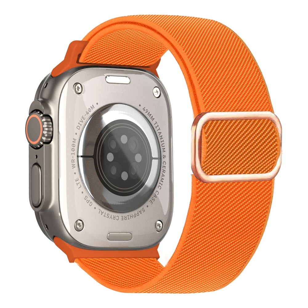 Connect nylon szíj az Apple Watch Ultra 4/3/2/1 49 mm-es és 12/11/10 46 mm-es modellekhez – narancssárga