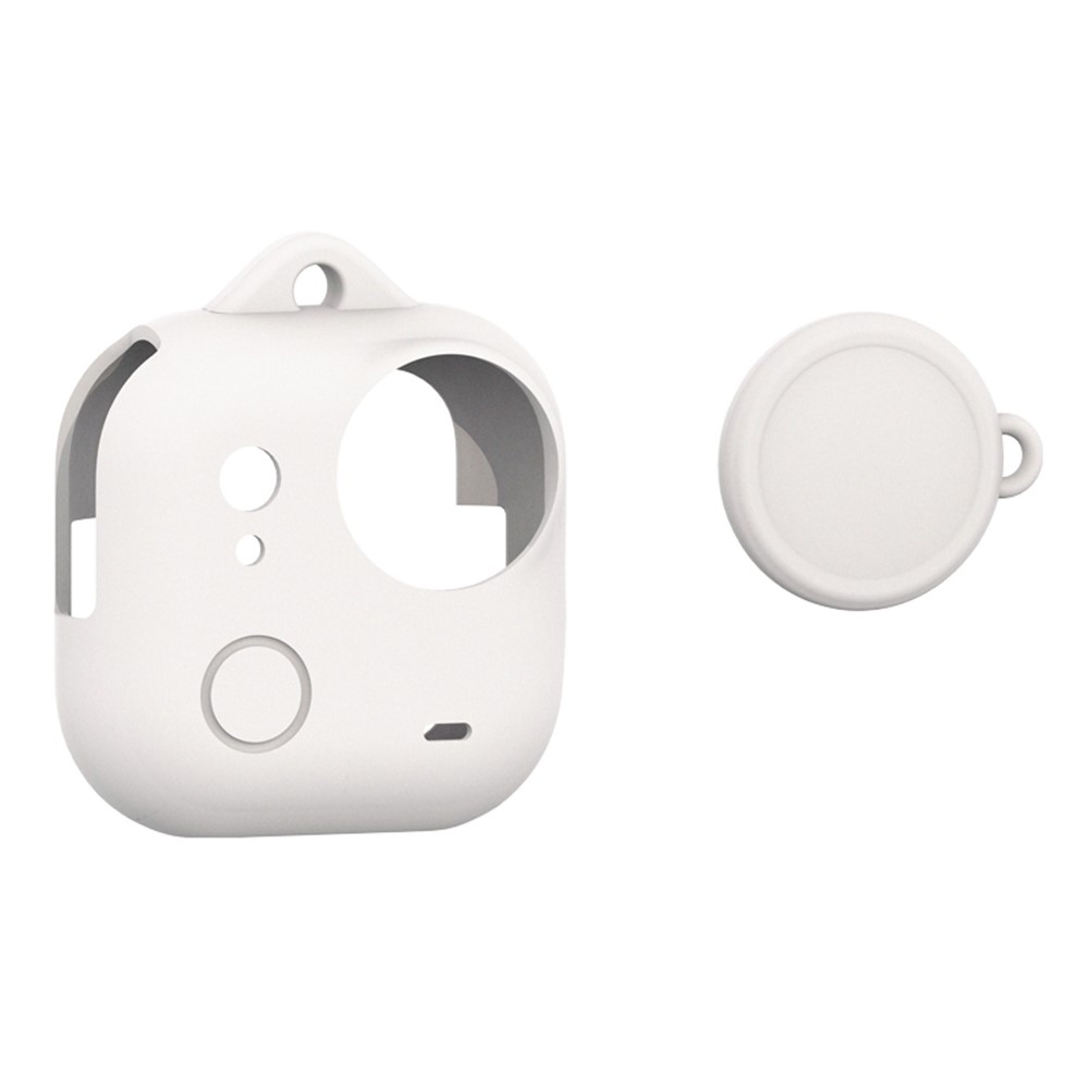 Szilikon védőtok lencsevédővel Insta360 GO Ultra készülékhez - fehér