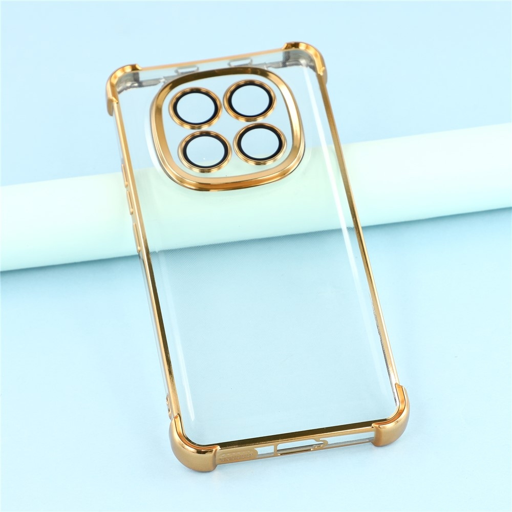 Sarkok tartós zselés tok megerősített sarkokkal Xiaomi Poco M8 5G/Redmi Note 15 5G - arany színben