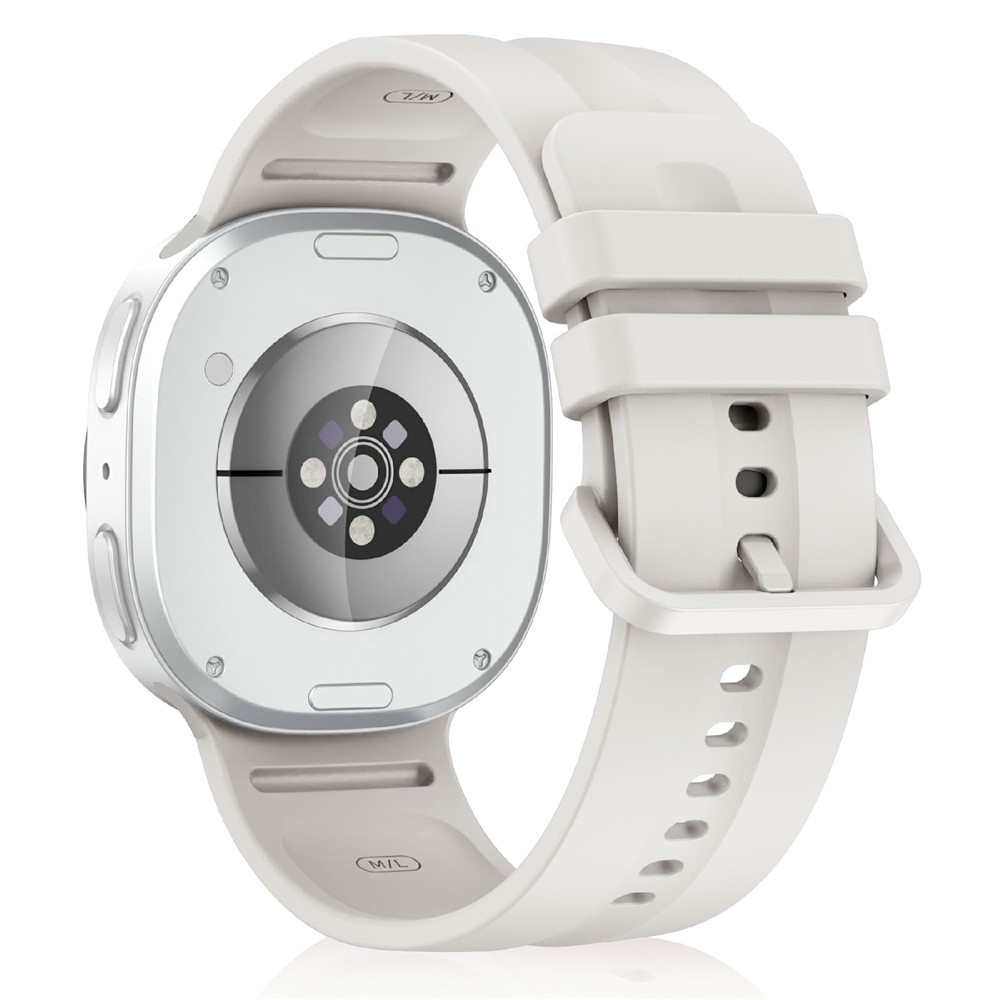 Corre szilikon karkötő a Samsung Galaxy Watch9 40 mm/44 mm és a Watch8 44 mm/40 mm modellekhez – bézs S
