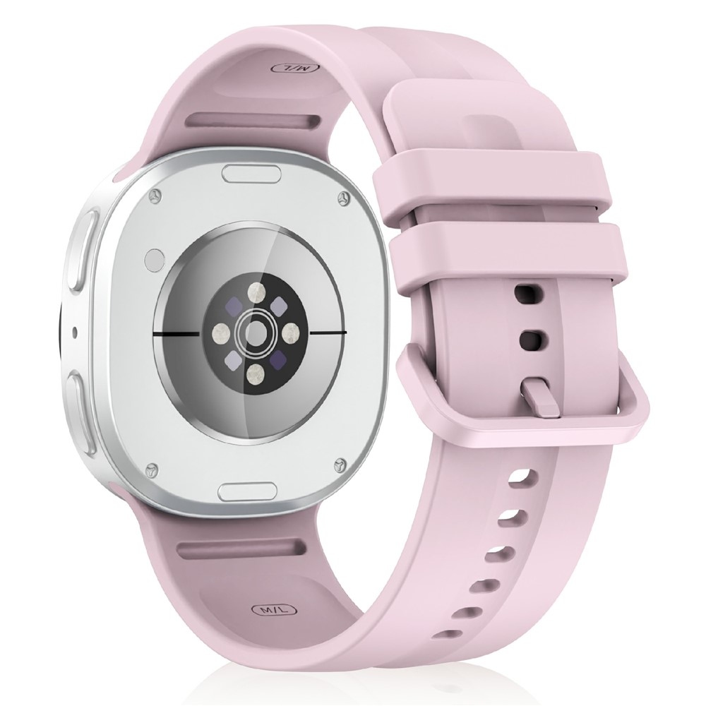 Corre szilikon karkötő a Samsung Galaxy Watch9 40 mm/44 mm és a Watch8 44 mm/40 mm modellekhez – rózsaszín, S méret