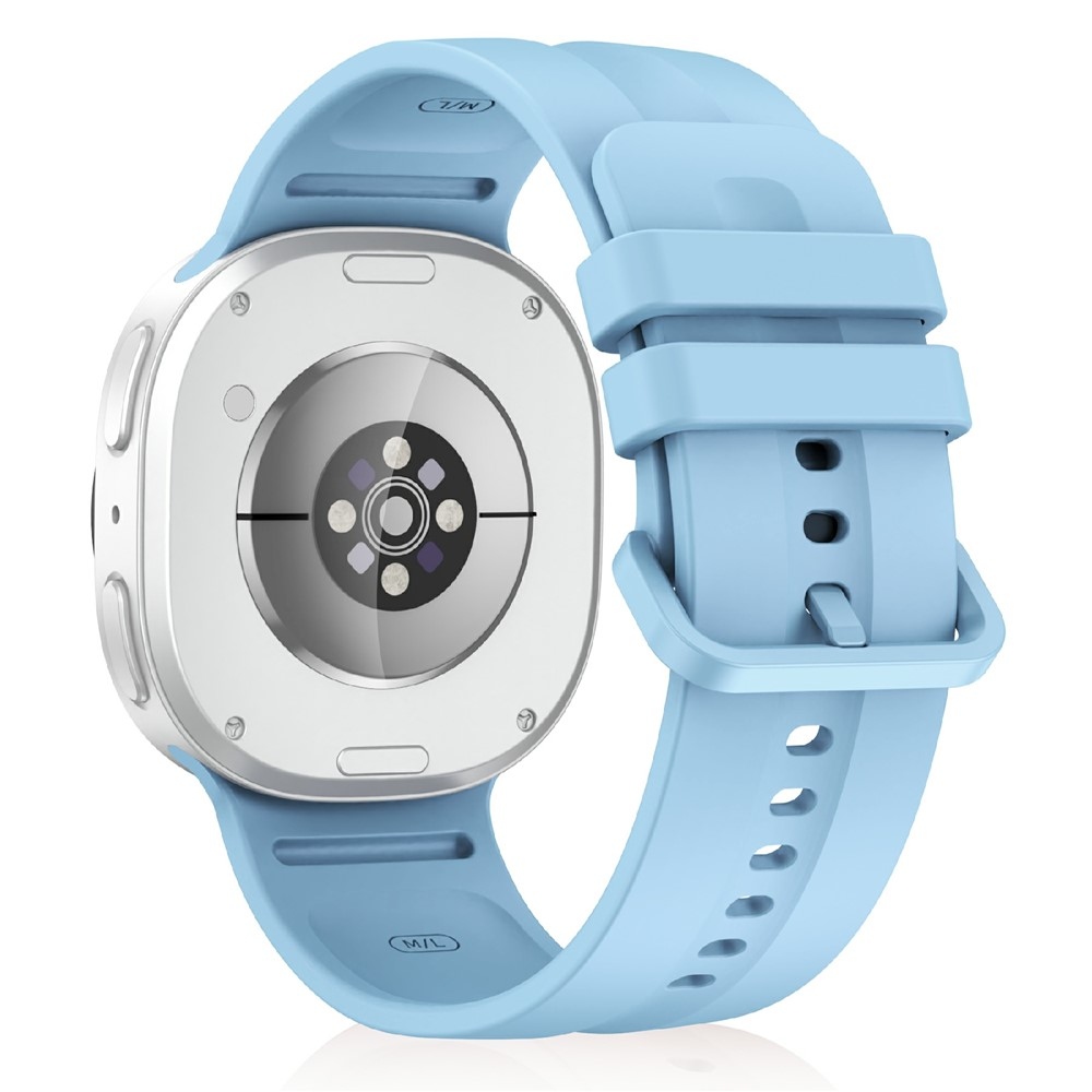Corre szilikon karkötő a Samsung Galaxy Watch9 40 mm/44 mm és a Watch8 44 mm/40 mm modellekhez – világoskék S