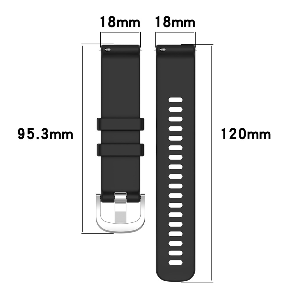 Corros szilikon karkötő, 22 mm, Garmin Venu 4 41 mm-es modellhez – fekete