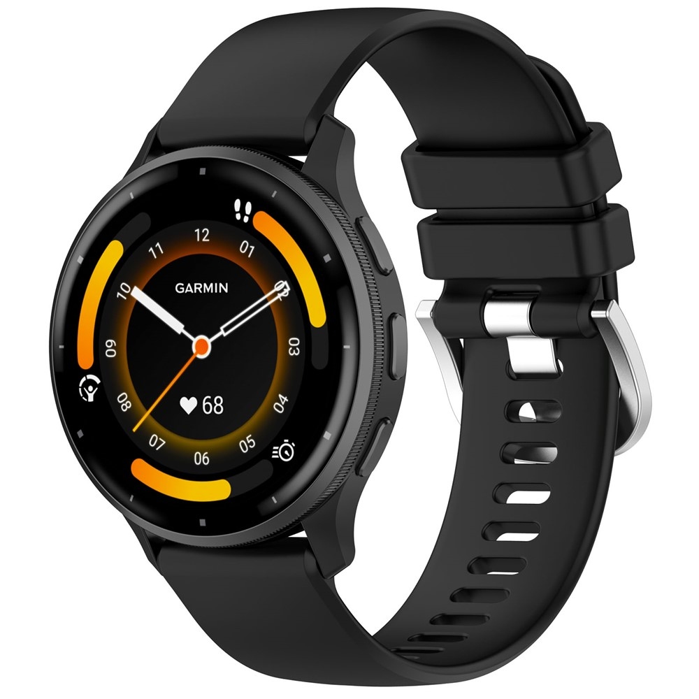 Corros szilikon karkötő, 22 mm, Garmin Venu 4 45 mm-es modellhez – fekete