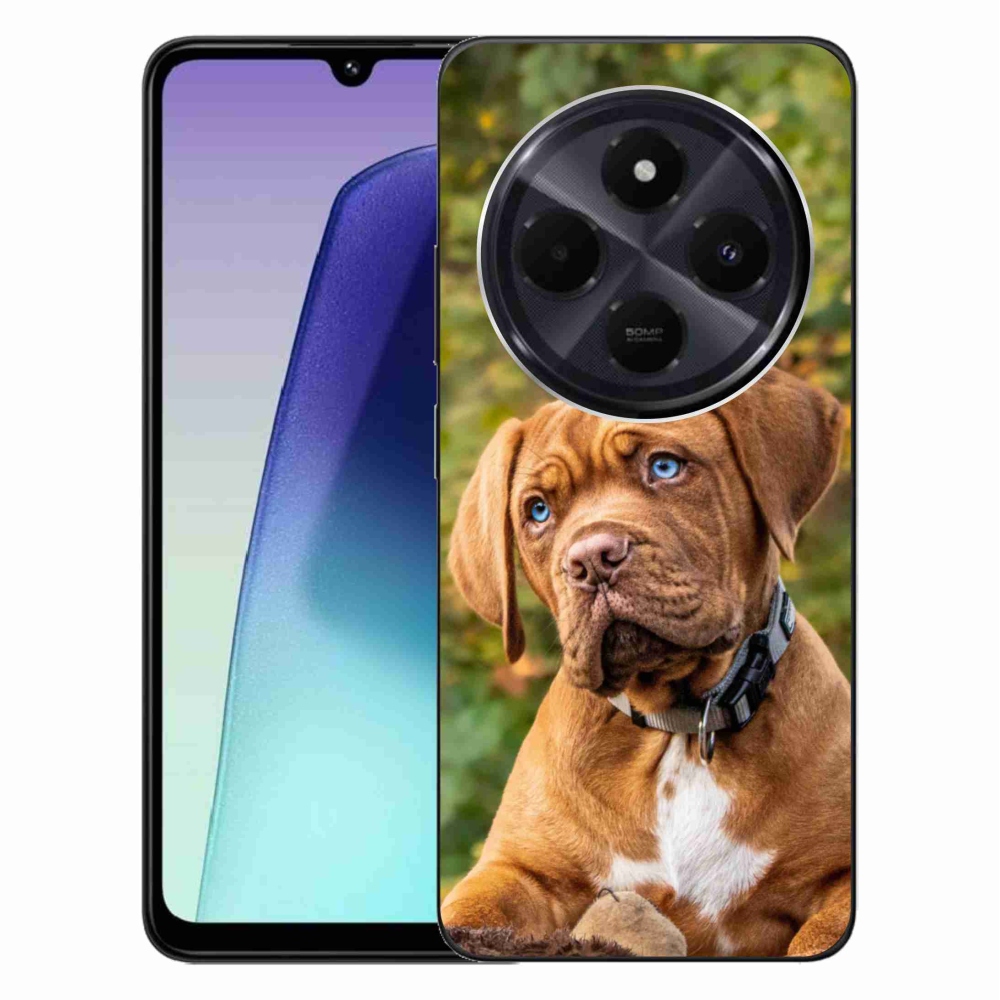 Gél borítás mmCase a Xiaomi Redmi 14C/Poco C75-hez - kölyökkutyakék