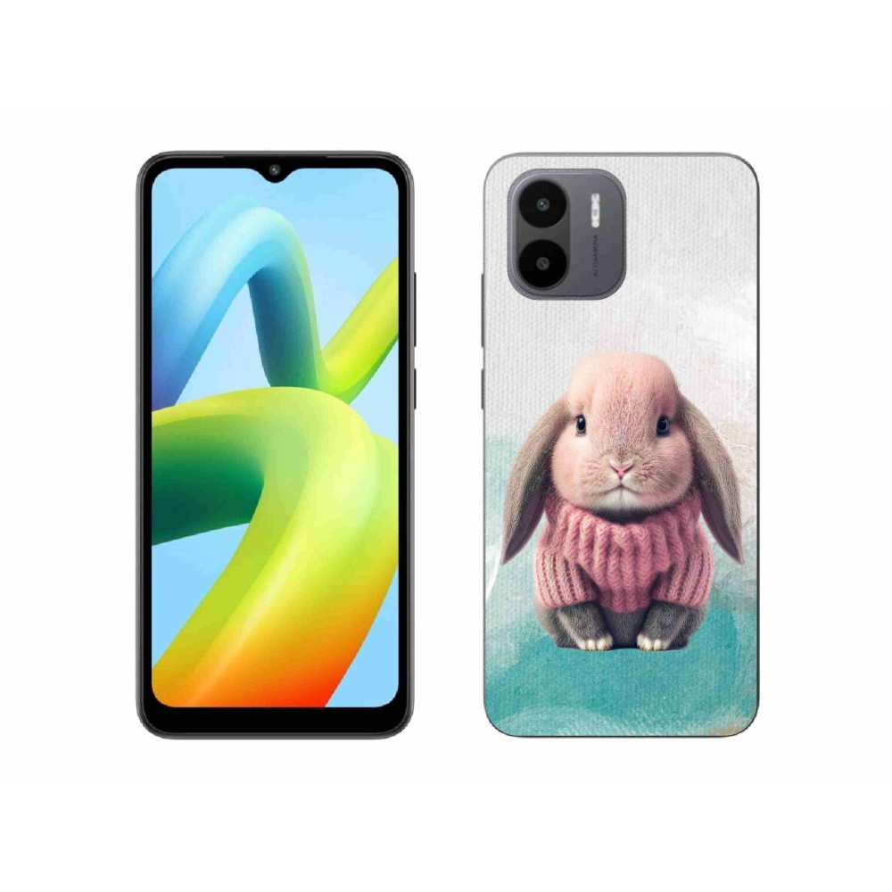 Gél borítás mmCase a Xiaomi Redmi A1/Redmi A2 - nyúl pulóverben