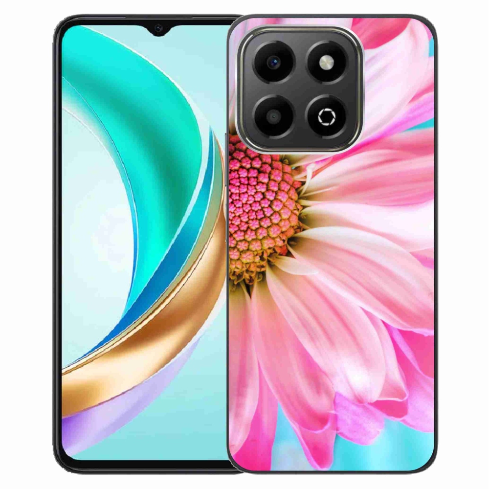 Zselés borítás mmCase a Honor X6b készülékhez - rózsaszín virág