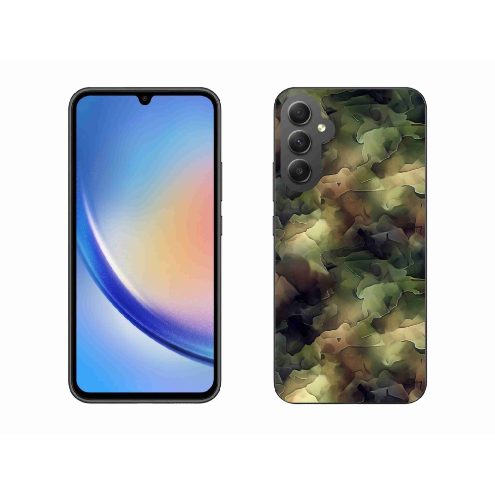 Gél védőhuzat mmCase Samsung Galaxy A34 5G - terepszínű minta 10