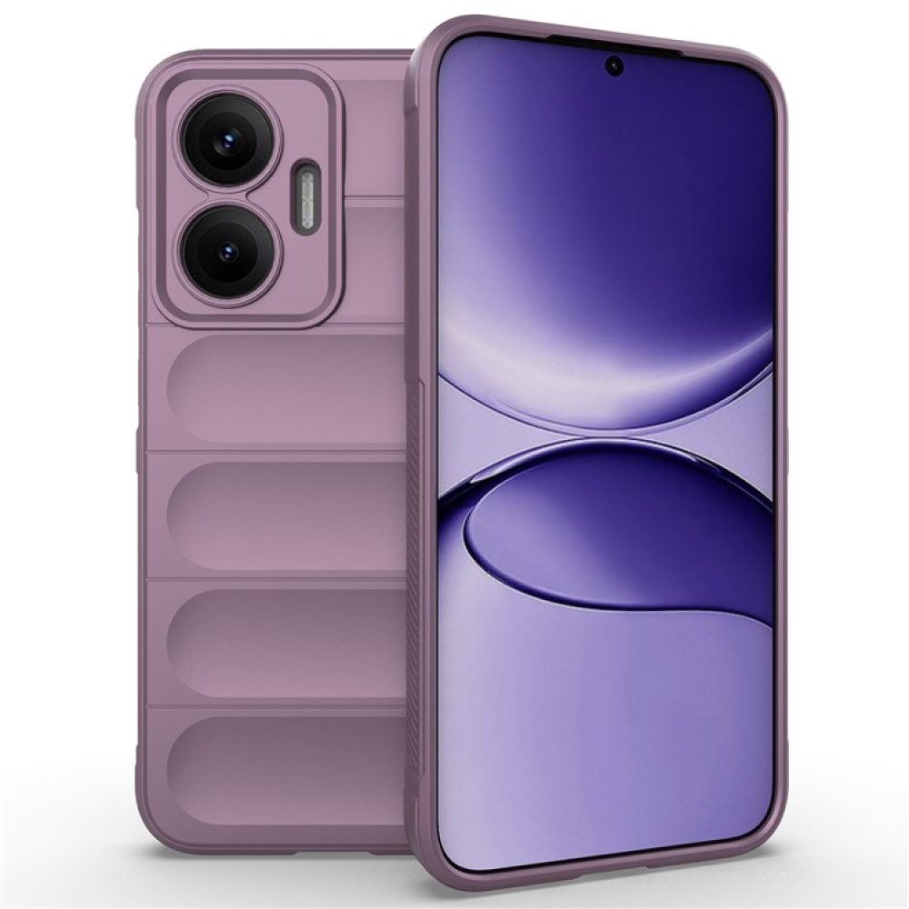 Rugg tartós zselés tok Xiaomi Poco F7 5G - világos lila