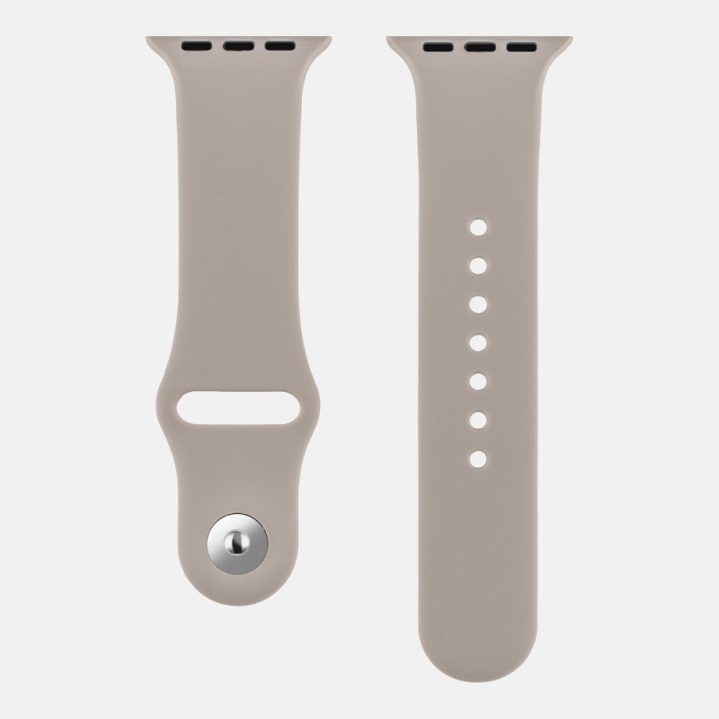 Csomag:ME szilikon szíj az Apple Watch 38-41mm S-M bézs színű órájához