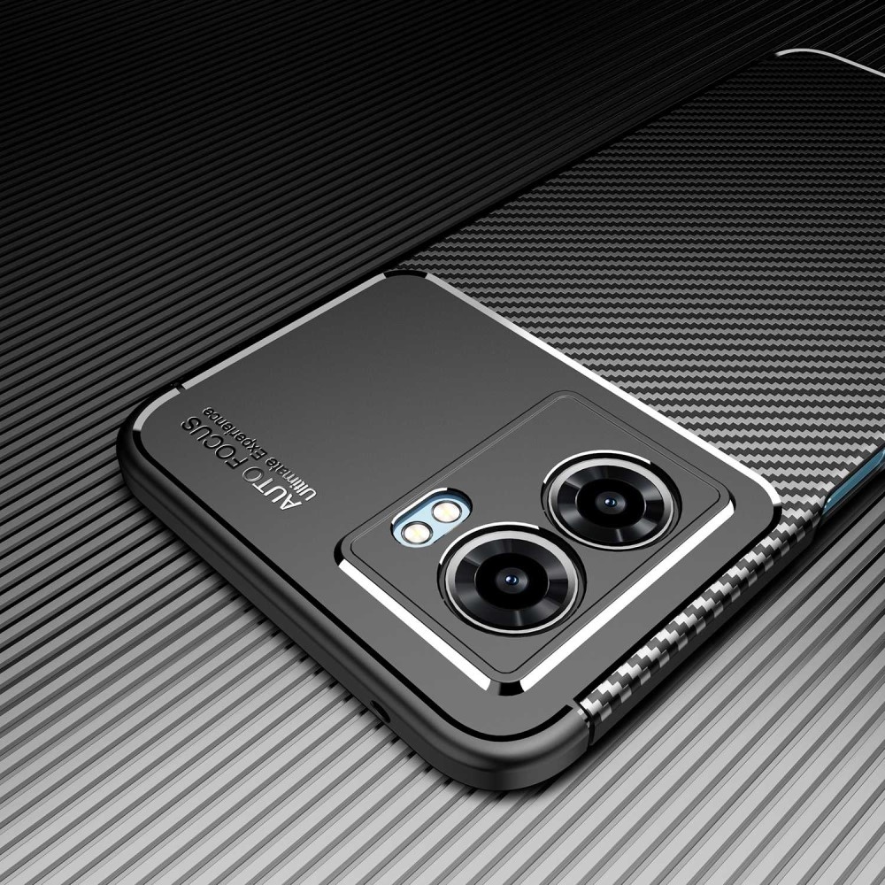 Szálálló zselés tok a Realme Narzo 50 készülékhez - fekete