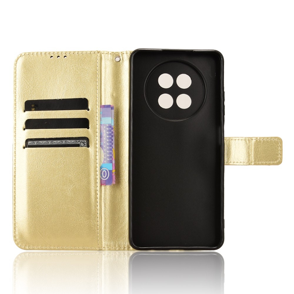 Őrült könyvtáska a Realme 12 5G/12x 5G készülékhez - arany színben