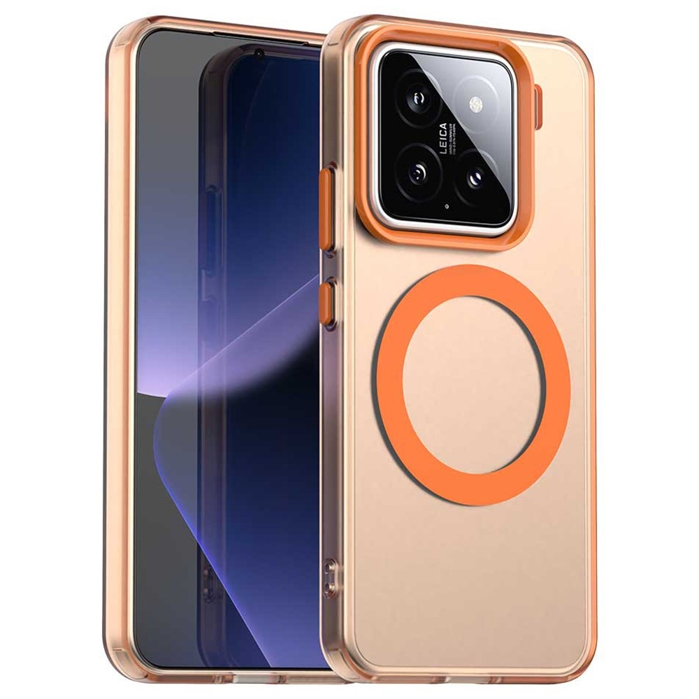 Candy zselés tok MagSafe-val Xiaomi 15 Pro - narancssárga