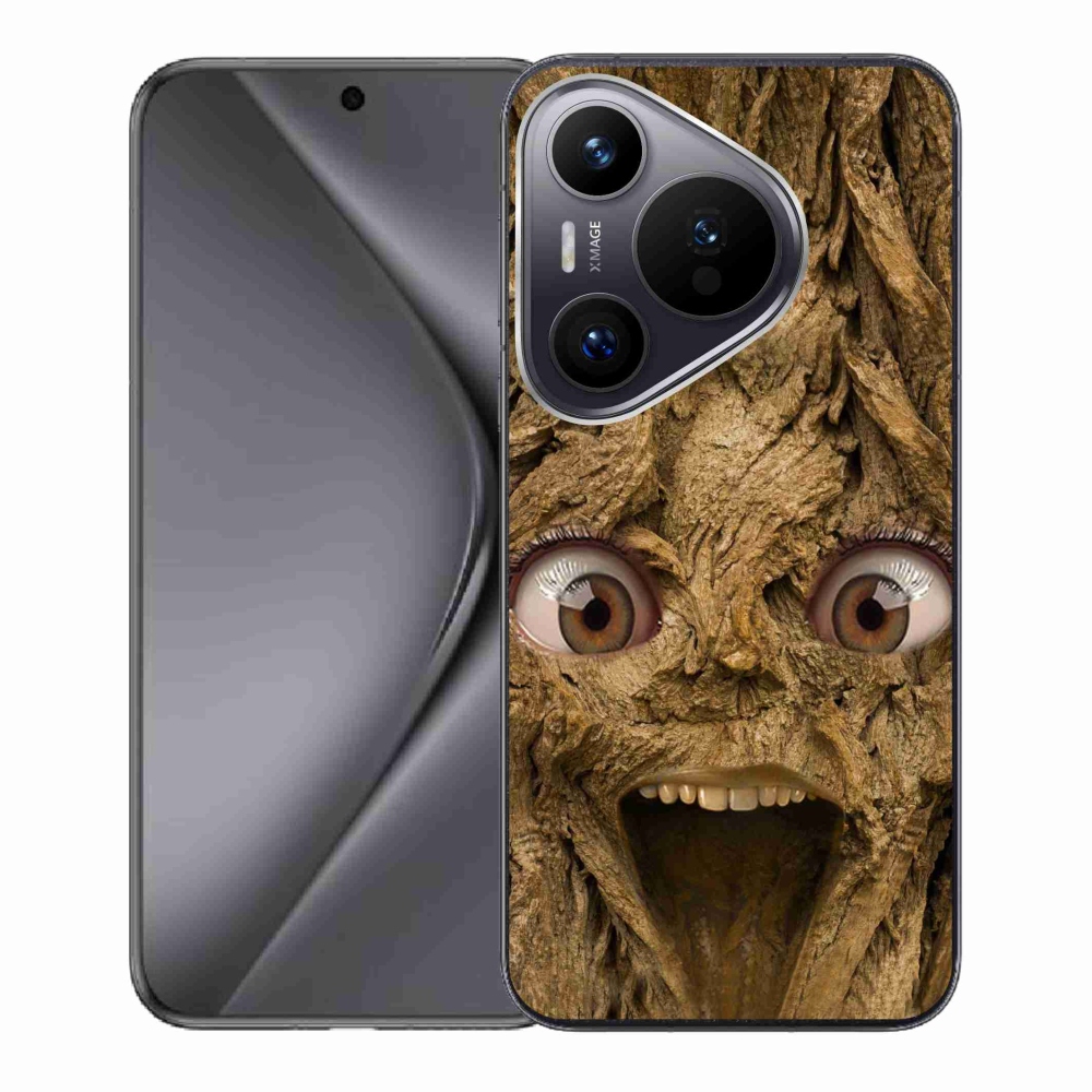 Gél borító mmCase a Huawei Pura 70-en - vidám fa szemekkel