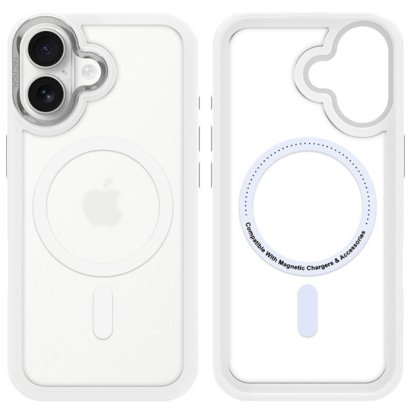 Tactical MagForce Hyperstealth 3.0 tok az Apple iPhone 17-hez, hófehér