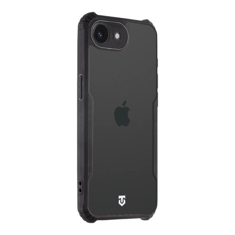 Tactical Quantum lopakodó védőburkolat Apple iPhone 16e készülékhez Clear/Black (átlátszó/fekete)