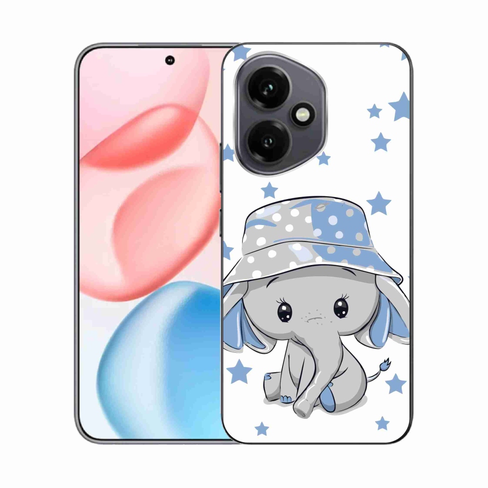 Zselés borítás mmCase a Honor 400-hoz - kék elefánt