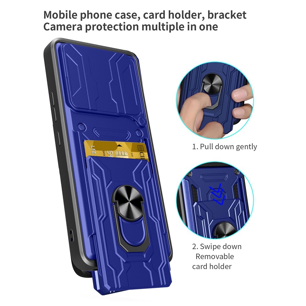 Csúszós, tartós borító Xiaomi Redmi Note 14 5G - kék