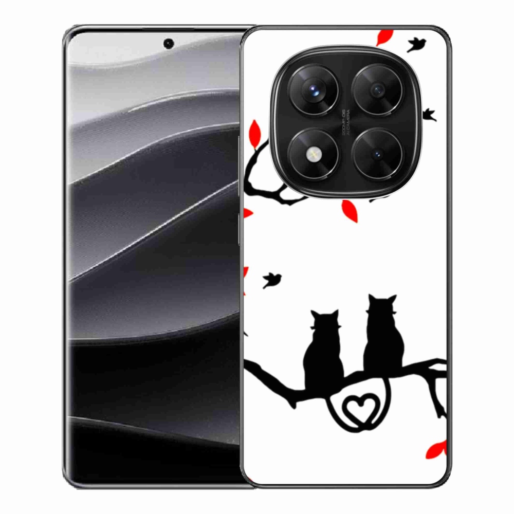 Gél borítás mmCase a Xiaomi Redmi Note 14 Pro 5G/Poco X7 5G számára - macska szeretet