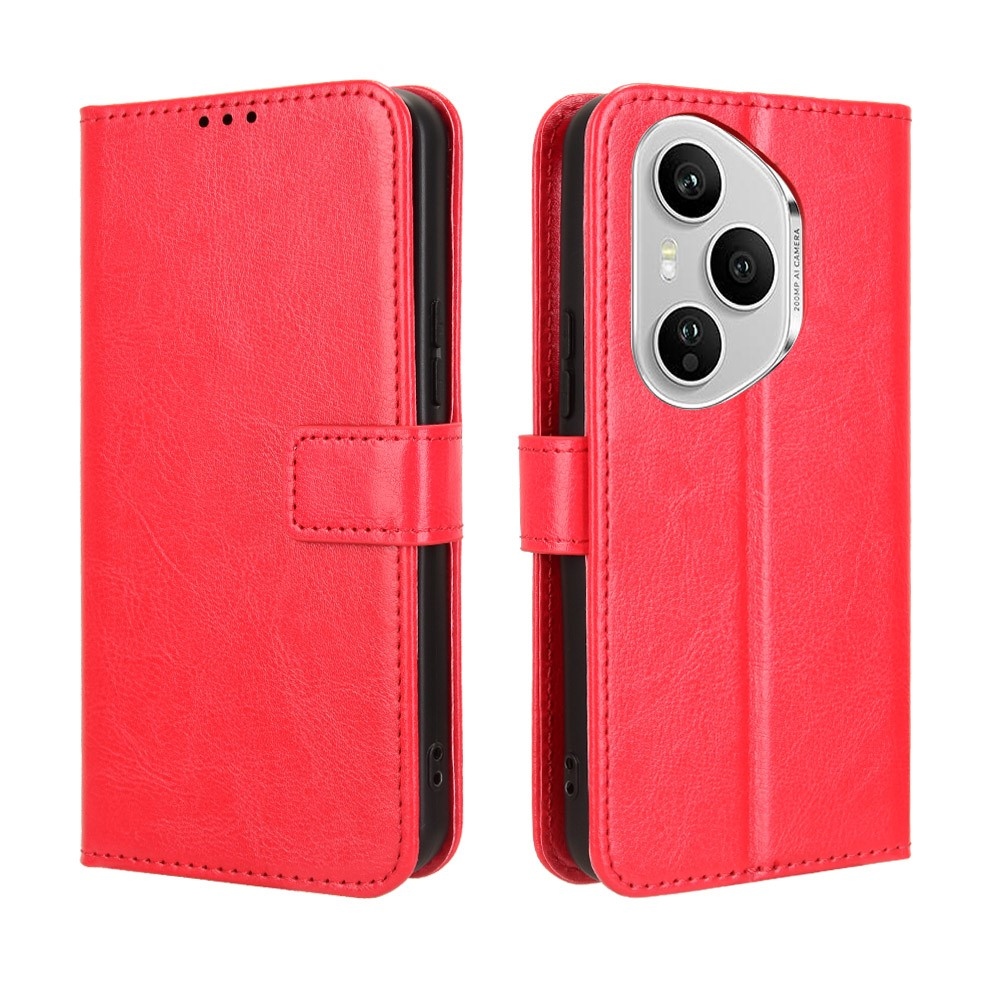 Őrült könyv tok a Honor 400 Pro-hoz - piros