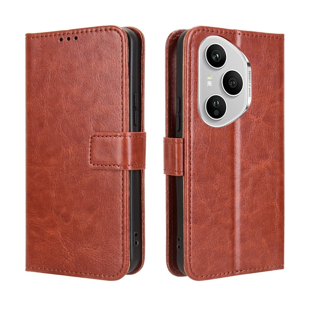 Őrült könyvtáska a Honor 400 Pro-hoz - barna