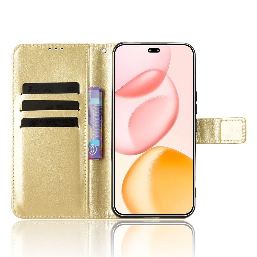 Őrült könyv tok a Honor 400 Pro-hoz - arany