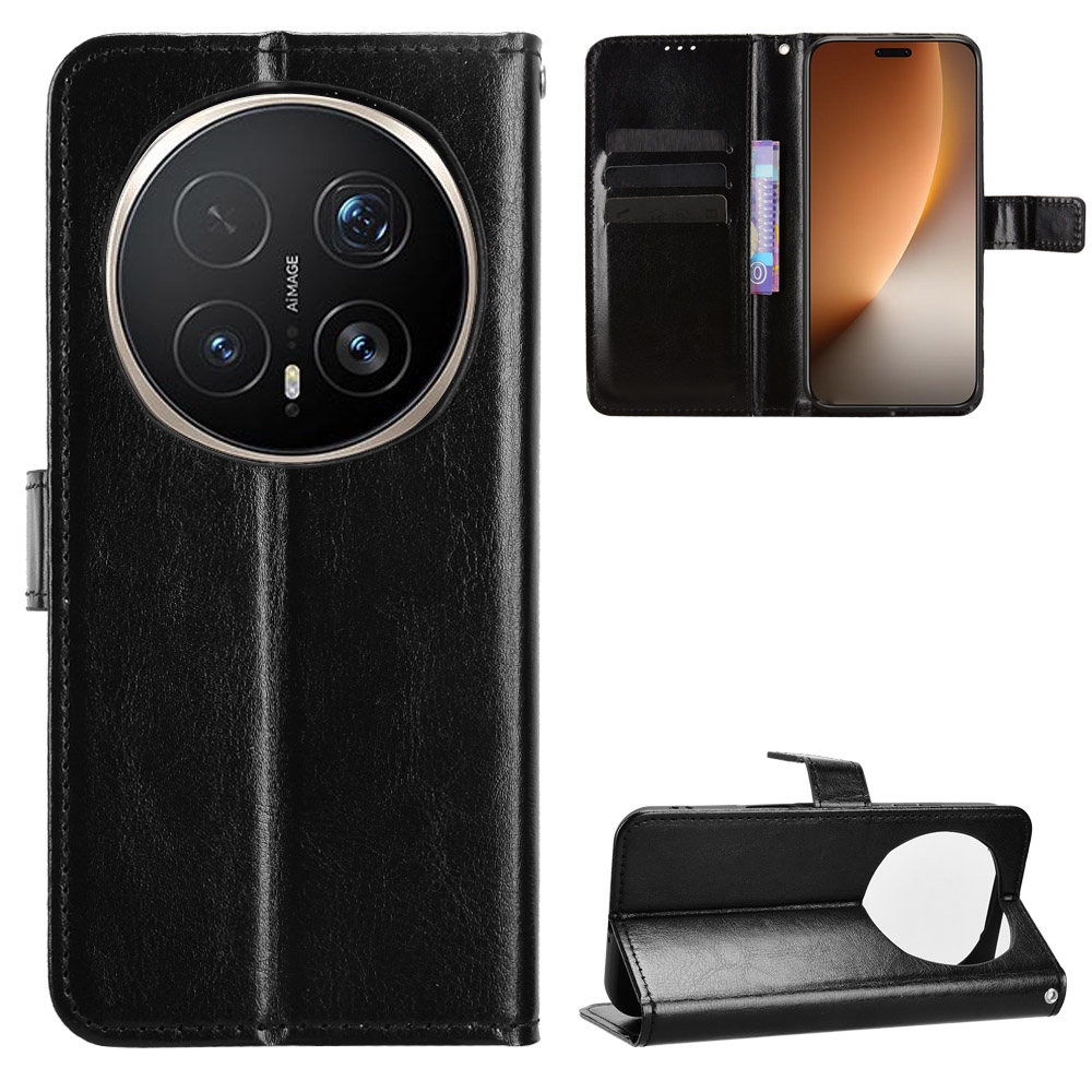 Őrült könyv tok a Honor Magic 8 Pro 5G-hez - fekete