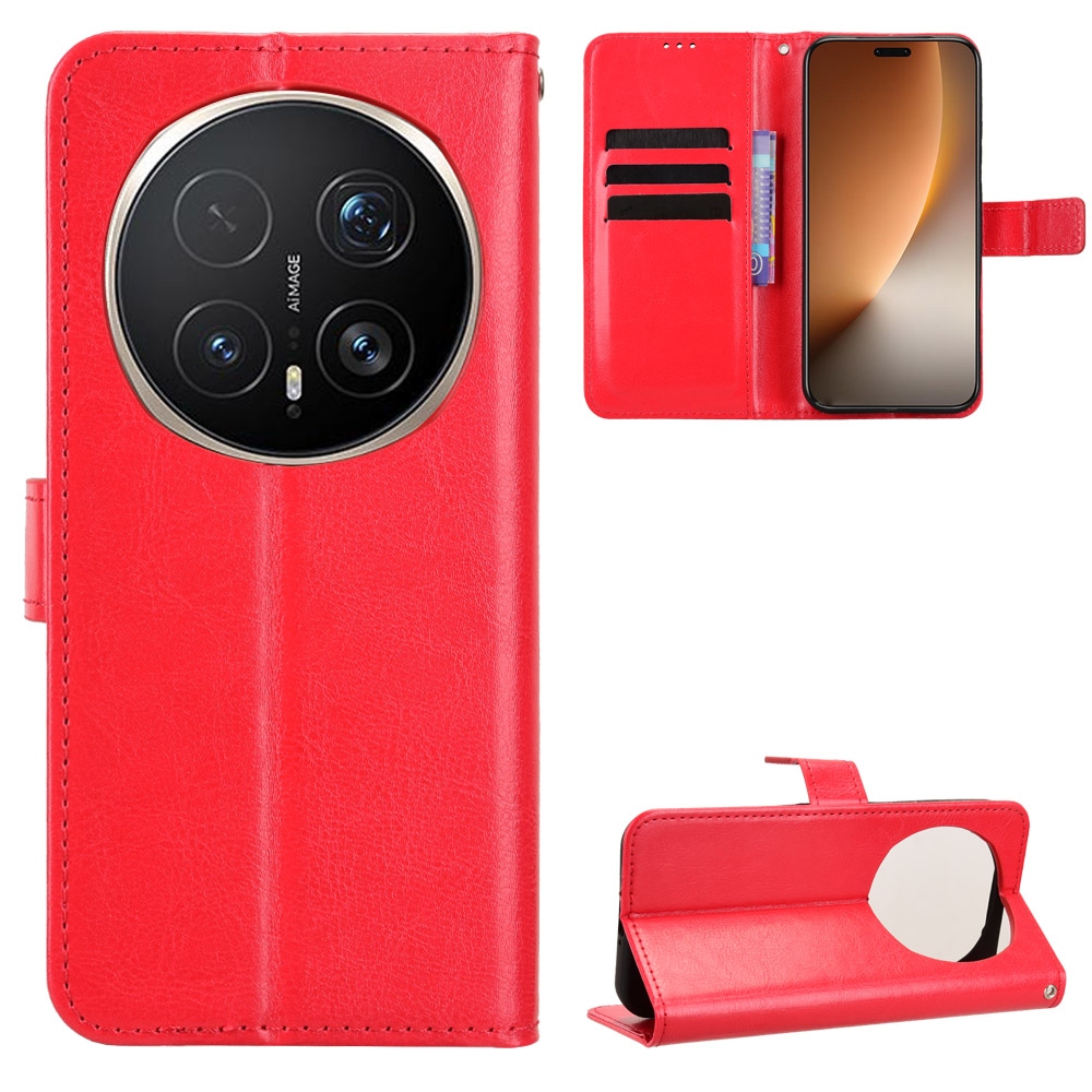 Őrült könyv tok a Honor Magic 8 Pro 5G-hez - piros