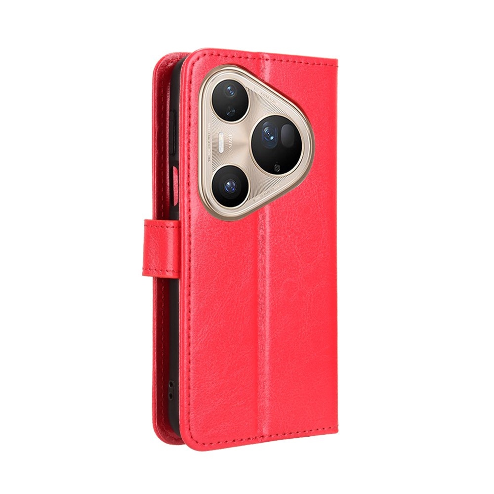 Őrült könyvtáska a Huawei Pura 80 Ultra számára - piros