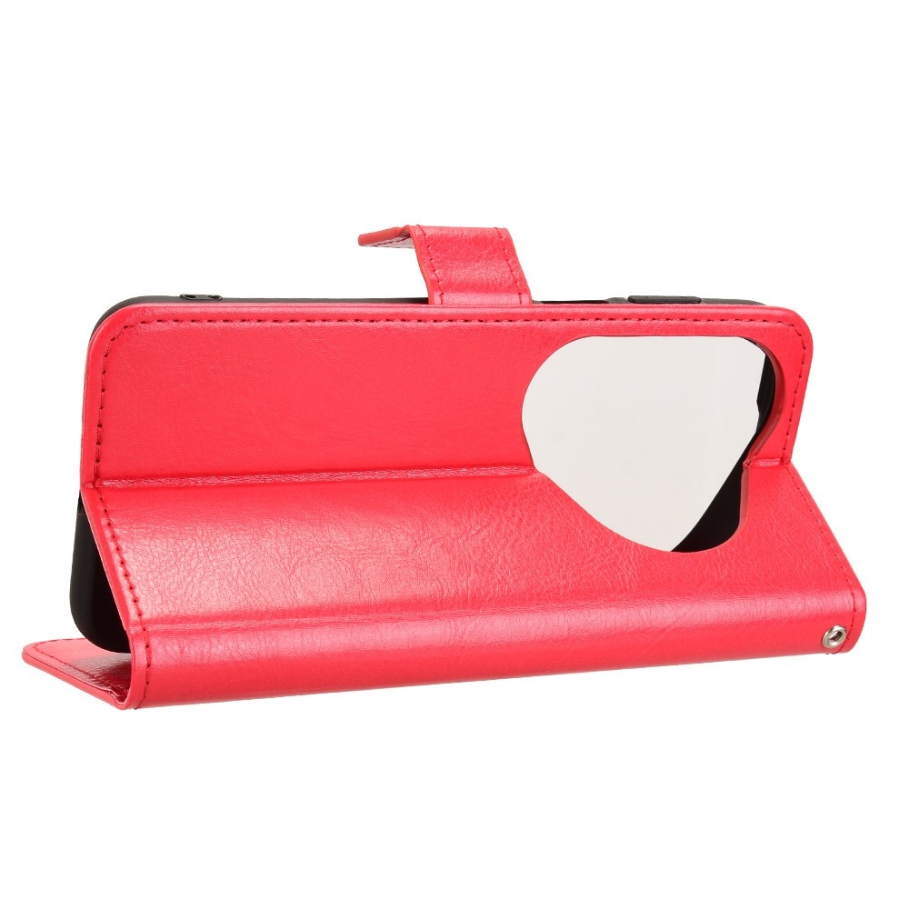 Őrült könyvtáska a Huawei Pura 80 Ultra számára - piros