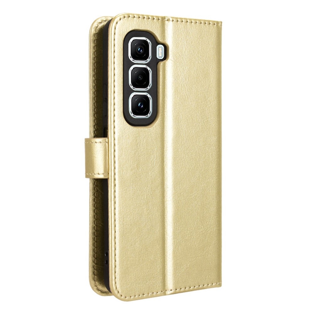 Őrült könyv tok Infinix Hot 50 Pro+ - arany színű