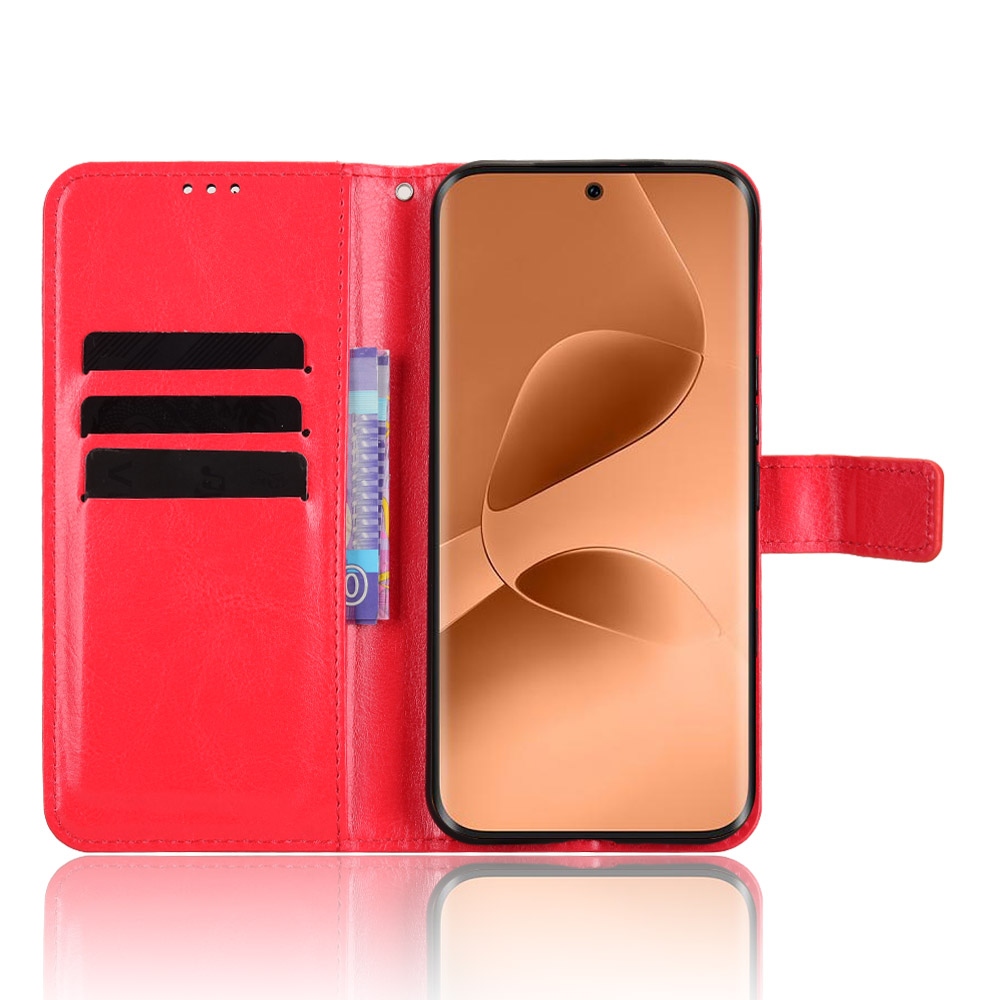 Őrült könyv tok Infinix Note Edge 5G - piros