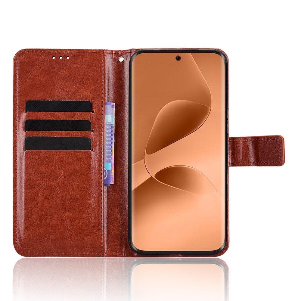 Őrült könyvtáska Infinix Note Edge 5G - barna